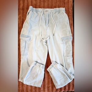 Forever 21 Sky Blue Joggers